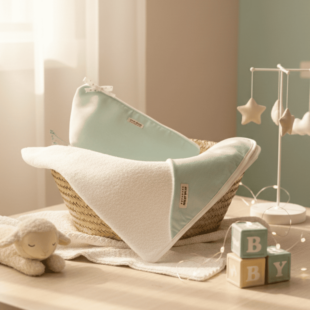 Pack regalo bebé verde pastel
