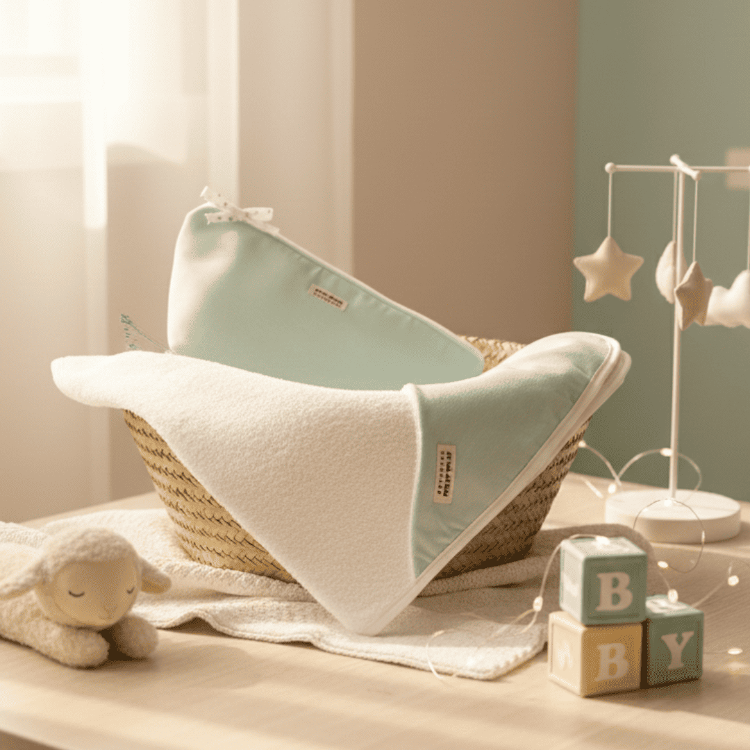 Pack regalo bebé verde pastel